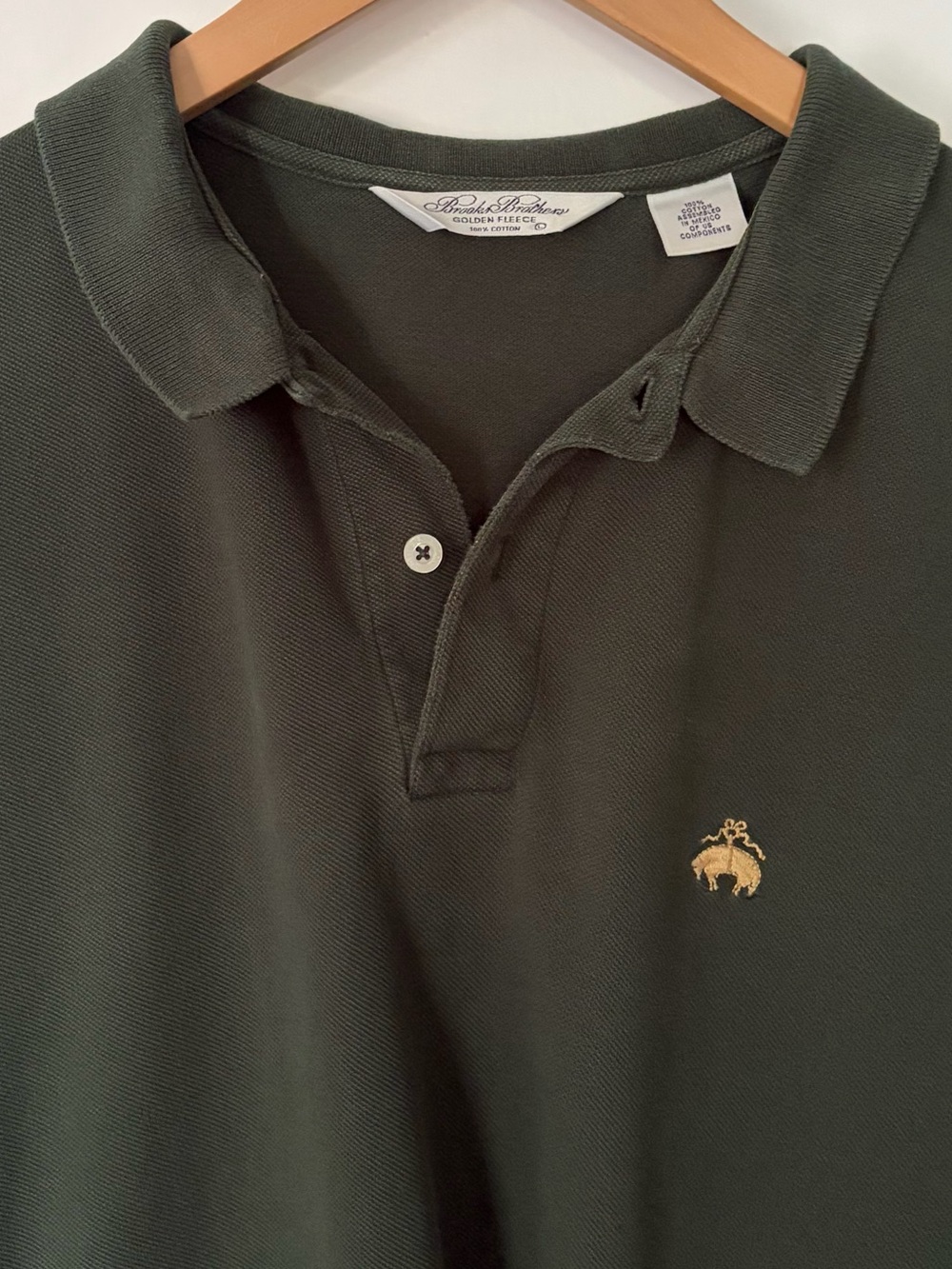 Brooks Brothers Golden Fleece Men’s Size L Short Sleeve 100% Cotton Polo